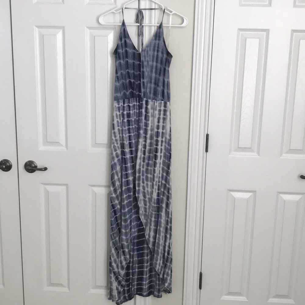 Fun, halter tie-dye dress